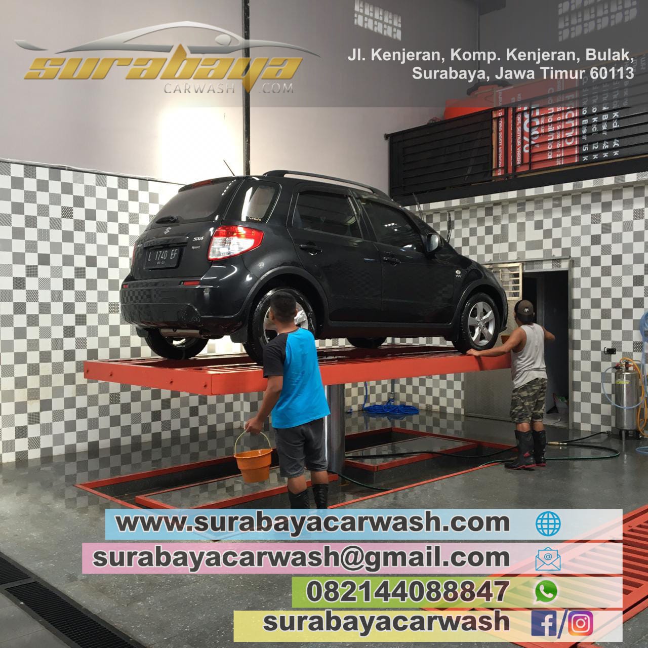 Peralatan Cuci Mobil dan Motor Termurah di Surabaya